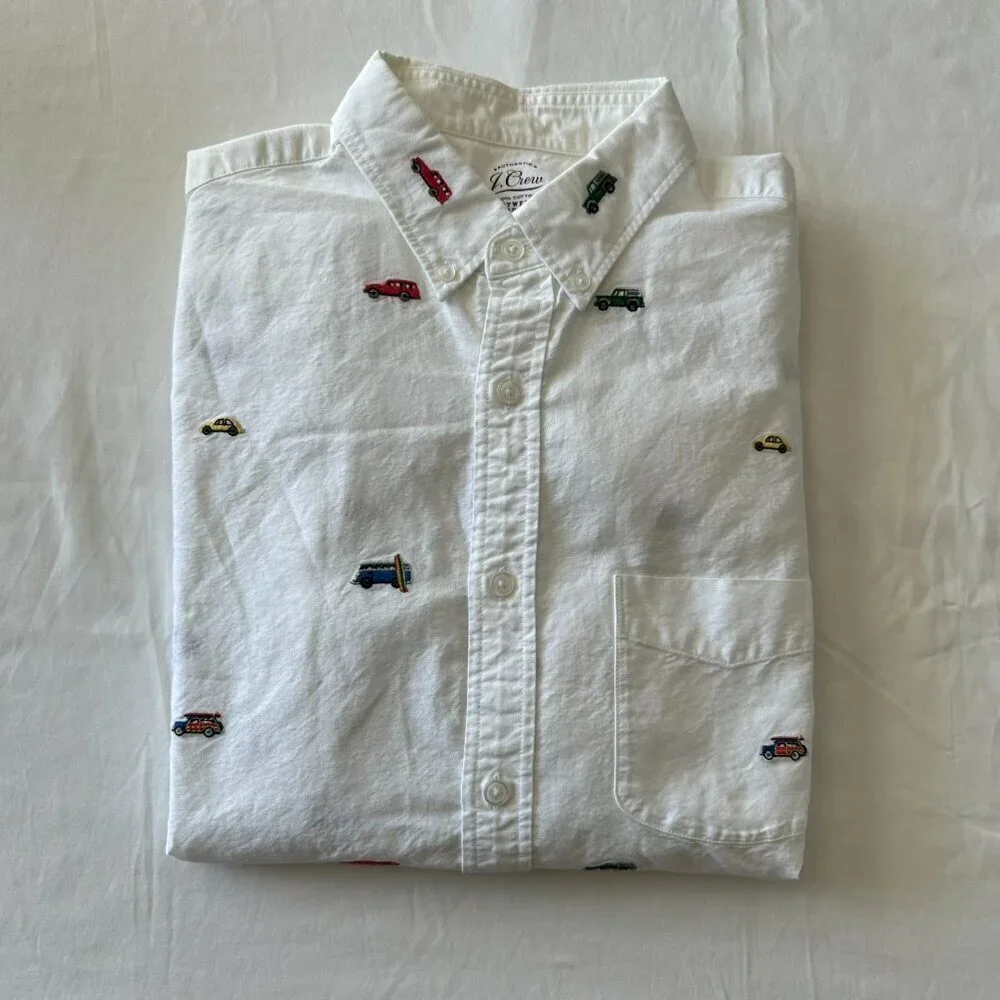 J Crew Lightweight Oxford Car Design